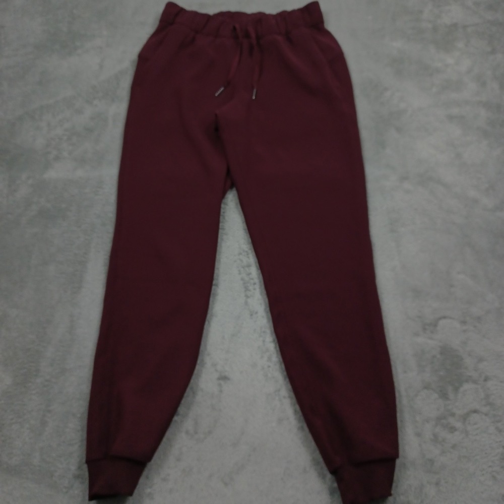 Lululemon Pants Womens 4 Red Activewear Pockets Casual Preppy On The Fly
